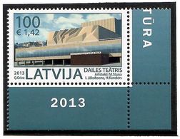 Latvia 2013 . Dailes Theatre. 1v: 100.   Michel # 859 - Latvia