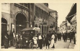 Gibraltar, Post Office And Main Street, Car (1920s) Postcard - Gibilterra