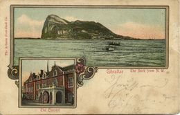 Gibraltar, The Convent, The Rock From N.W. (1900s) Postcard - Gibilterra