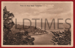 SAO TOME E PRINCIPE - PRAIA DA ROÇA SANTA CATARINA - 1940 PC - Sao Tome Et Principe
