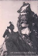 Alpinisme, Alpiniste Sur Le Zinalrothorn, La Bourique Et La Bosse (2709) 10x15 - Bergsteigen