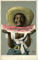 Black Americana, "Unbiased Opinion" (1900s) Detroit Publishing Co. 8211 Postcard - Black Americana