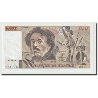 France, 100 Francs, Delacroix, 1991, NEUF, Fayette:69bis.3a3, KM:154e - 100 F 1978-1995 ''Delacroix''