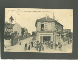 Delcampe - 95 Bezons Rue Francis De Présensé Et Rue Edouart Vaillant édit. L.P.G. N° 260  Animée - Bezons