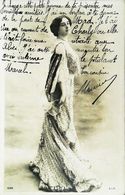 Carte Postale Vers 1900 - Mlle Harloff En Costume Robe De Théatre - Artiste Lyrique   (Photo Reutlinger) - Antes De 1900