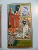 Image Cartonnée Gaufrée Publicité Art Nouveau LU / LEFEVRE UTILE / Personnages Célèbres / Mme SEGOND WEBER - Lu