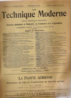 La Foltte Aérienne 1910 LaTechnique Moderne Ballone, Dirigeables, Saucisses, Bi-plans Et Monoplans Nombreux Clichés - 1900 - 1949