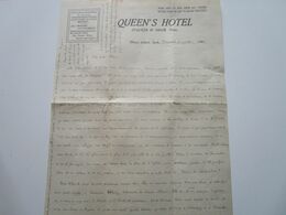 PRINCE ALBERT - QUEEN'S HOTEL - Stalker & Oram, Props. (courrier) - Altri & Non Classificati