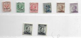 19396) ITALIA-EGEO-SCARPANTO-TUTTE LE 2 SERIE ORDINARIE Soprastampati -8 VALORI USATI - Egeo (Scarpanto)