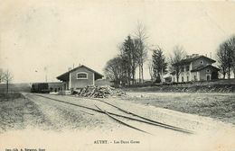 Autet * Les Deux Gares * Train * Ligne Chemin De Fer Haute Saône - Sonstige & Ohne Zuordnung