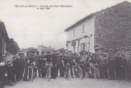 REPRODUCTION . CYCLISME (79) CELLES SUR BELLE . Course Des Cent Kilomètres 16 Mai 1909 - Ciclismo