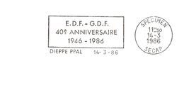 Département De La Seine Maritime - Dieppe - Flamme Secap SPECIMEN - Mechanical Postmarks (Advertisement)