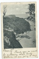 Devon Postcard Clovellyvalentines Front Damage Bideford Squared Cirlce Cancel 1903 - Clovelly