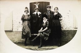 Photo Sur Carte Postale -Déguisement De Carnal - Costumes - Fêtes -  France 1925 - Theater, Kostüme & Verkleidung