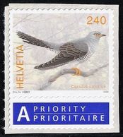 2006 Switzerland Common Cuckoo Stamp (Self Adhesive) - Kuckucke & Turakos