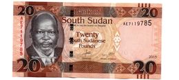 ZUID SOEDAN 20 SOUTH SUDANESE POUNDS PICK 13 UNCIRCULATED - South Sudan