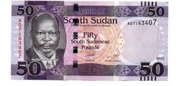 ZUID SOEDAN 50 SOUTH SUDANESE POUNDS PICK 14 UNCIRCULATED - South Sudan