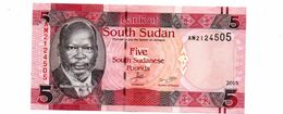 ZUID SOEDAN 5 SOUTH SUDANESE POUNDS PICK 11 UNCIRCULATED - Soudan Du Sud