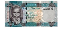 ZUID SOEDAN 10 SOUTH SUDANESE POUNDS PICK 12 UNCIRCULATED - Zuid-Soedan