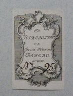Ex-libris Illustré XIXème - BELGIQUE OU PAYS BAS - CADEBUSCH - Exlibris