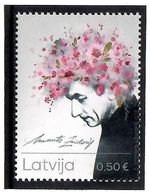 Latvia 2014 .Writer Imants Ziedonis. 1v: 0.50.   Michel # 888 - Latvia