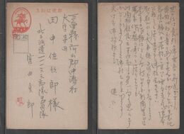 JAPAN WWII Military 2sen Postcard NORTH CHINA WW2 MANCHURIA CHINE MANDCHOUKOUO JAPON GIAPPONE - Brieven En Documenten