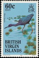 Iles Vierges Britanniques. British Virgin Islands. 1985   Aigrette Bleue.  Little Blue Heron - Cigognes & échassiers