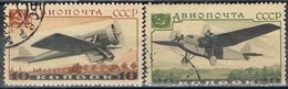 Dos Sellos Aereos RUSIA, Scott 69-70, Yvert 60-61. Aviones º - Used Stamps