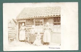 VOLENDAM-photo Carte -type Paysans Agriculture- 2 Scans - Volendam