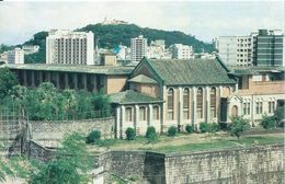 MACAU PPC, Description Is Penha Church, IN FACT THE Near BUILDING IS A CONVENT And Penha Church Is At The Top End - Macao