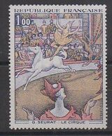 FRANCE N° 1588A  * * Tableaux Seurat Cirque - Cirque