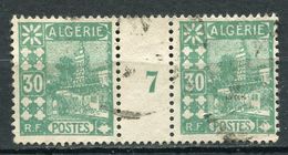 ALGERIE N°79 O EN PAIRE MILLESIME 7 - Used Stamps