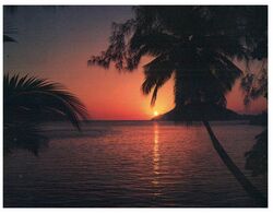 (D 23) Australia - QLD - Great Barrier Reef - Sunset - Great Barrier Reef