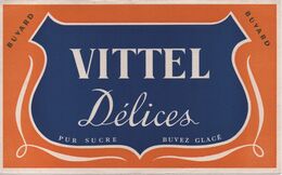 Buvard Ancien/ VITTEL Délices/ Pur Sucre / Buvez Glacé/ Vers 1950- 1960          BUV448 - Frisdrank