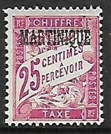 MARTINIQUE TAXE N°4 N* - Segnatasse