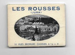 LES ROUSSES (JURA) -10 Vues Bromure 6,5x9 édition LA CIGOGNE - Luoghi