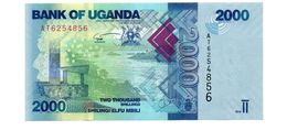 UGANDA 2000 SHILINGI PICK 50a UNCIRCULATED - Oeganda
