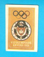SUMMER OLYMPIC GAMES 1920 ANVERS BELGIE Yugoslav Old Card * Jeux Olympiques Olympia Olimpiadi Belgium Antwerp Antwerpen - Trading-Karten