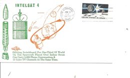 Espace - Intelsat 4 ( Commémoratif Des USA De 1972 à Voir) - Amérique Du Nord