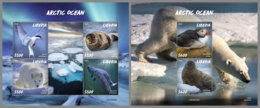 LIBERIA 2020 MNH Arctic Oceans Artische Tierwelt Océans Arctiques M/S+S/S - OFFICIAL ISSUE - DHQ2027 - Arctic Tierwelt