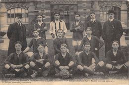 59-ARMENTIERES- ECOLE NATIONALE PROFESSIONNELLE, EPQUIPE DE FOOT-BALL, ANNEE SCOLAIRE 1912/13 - Armentieres