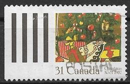 Canada 1987. Scott #1151 (U) Christmas, Gifts And Tree - Einzelmarken