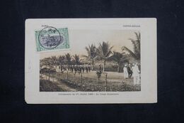 CONGO BELGE - Affranchissement De Boma Sur Carte Postale En 1909 Pour Paris - L 64739 - Brieven En Documenten