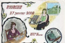 C37 16 ème BOURSE DU CLUB CARTOPHILE AUBAGNE 2008-illustration JEAN CLAUDE MERIC - Bourses & Salons De Collections