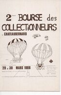C37-2ème BOURSE Des Collectionneurs à CHATEAUBERNARD- 1986 - Bourses & Salons De Collections