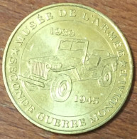 75007 PARIS MUSÉE DE L'ARMÉE JEEP MDP 2012 MÉDAILLE SOUVENIR MONNAIE DE PARIS JETON TOURISTIQUE MEDALS COINS TOKENS - 2012