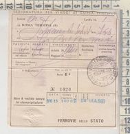 Biglietto Ticket Buillet FERROVIE DELLO STATO S. LORENZO DI SEBATO BOLZANO - Europa