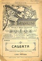 ANCIENNES PARTITIONS DE MUSIQUE -  IL MANDOLINO : GIORNALE DI MUSICA QUINDICINALE - Caserta - Année 1924 - Musik