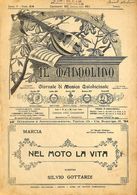 ANCIENNES PARTITIONS DE MUSIQUE -  IL MANDOLINO : GIORNALE DI MUSICA QUINDICINALE - Nel Moto La Vita - Année 192x - Muziek