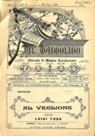 ANCIENNES PARTITIONS DE MUSIQUE -  IL MANDOLINO : GIORNALE DI MUSICA QUINDICINALE - Al Veglione - Année 1928 - Music